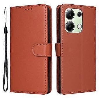 PU-läder Plånboksfodral med Ställ för Xiaomi Redmi Note 13 4G Style A Style A