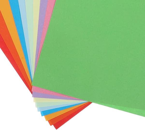 300 ark trykpapir, blanke ark til kunstprojekter og kortfremstilling, håndværkspapir