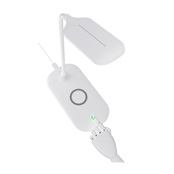 Lamper til hjemmekontoret - Super Lys Lille Bordlampe med USB Opladningsport, en Perfekt LED Bordlampe som Studielampe, Seng