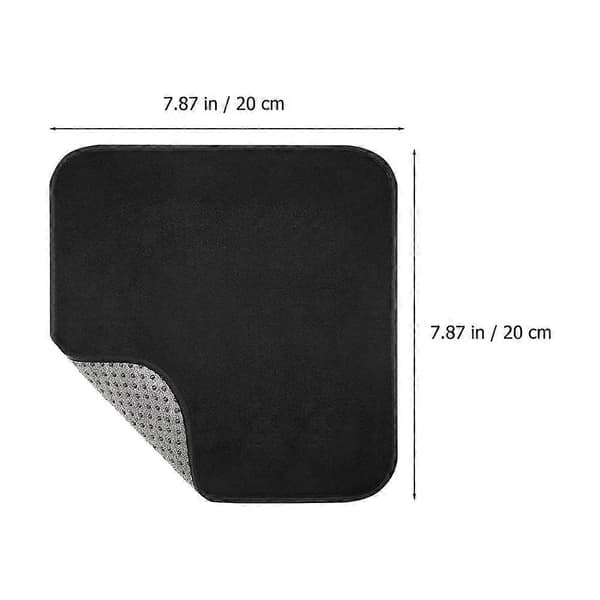 Bowling Cleaning Cloth Microfiber Bowling Ball Polishing Cloth Square Shape 20x20cm For Professionals 1-pack