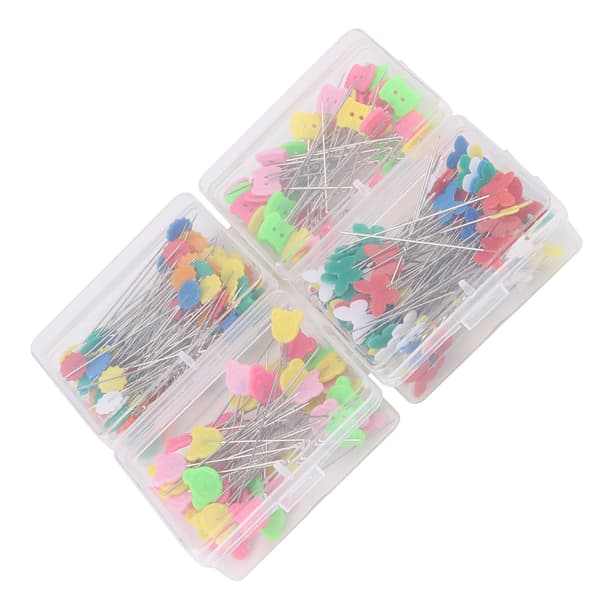 Flower Button Head Pins 300 Pcs Quilting Tools Sewing Supplies