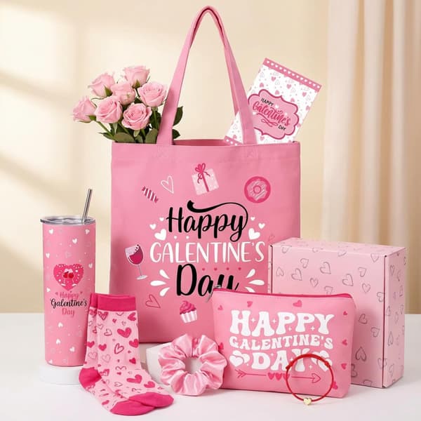 8 st Glad Galentine's Day för kvinnors fest