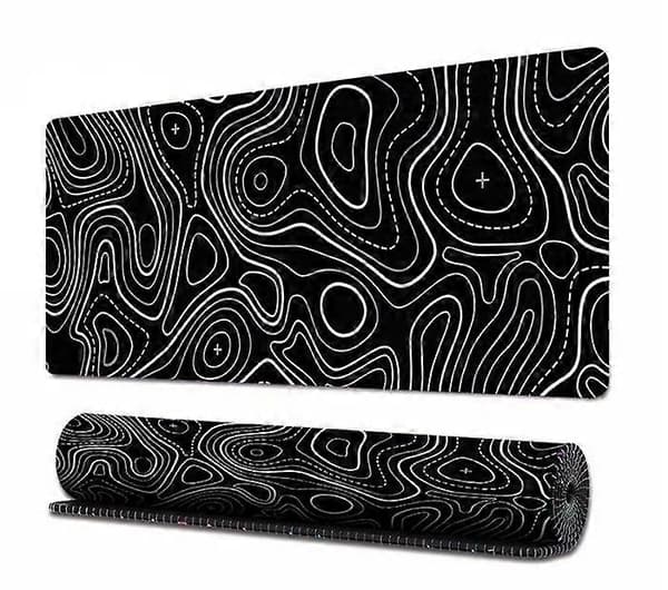 Gaming Mouse Pad - For Home Office and Gaming, Soft Smooth Surface, Non-Slip Rubber Base, Waterproof - 600x300x3mm