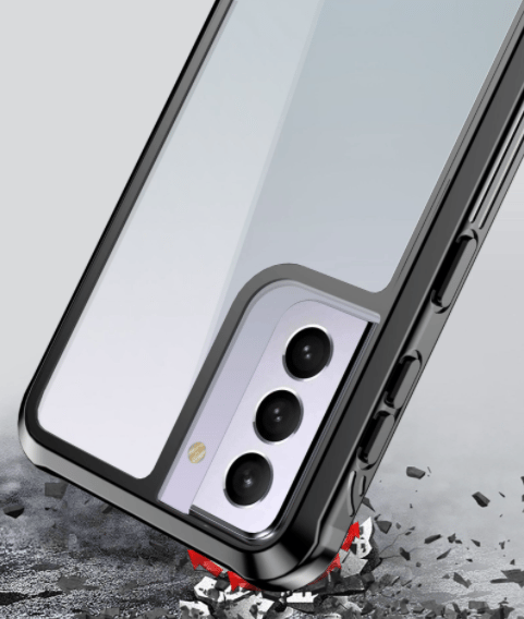 Samsung Galaxy S21 Ultra cover ekstra stødsikkert Sort/grå