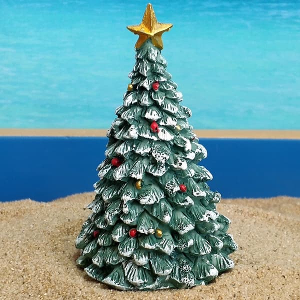 Small Snowy Christmas Tree Mini Artificial Frosted Tree Winter DIY