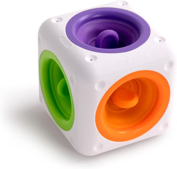 Fat Brain Toys Tugl Cube - Pop-up-kube for småbarn, barn, tenåringer, voksne