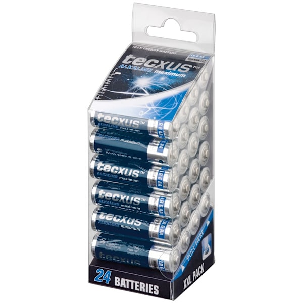 LR6/AA (Mignon) batteri, Blå, Grå