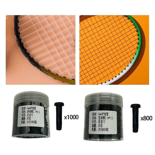 Badminton Racket Grommets Durable Wire Protectors Black Replacement Stringing Machine Tools for Equipment Repair