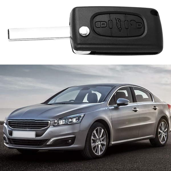 Nøglehus kompatibelt med Citroën Sega C4/Triumph C5/Peugeot