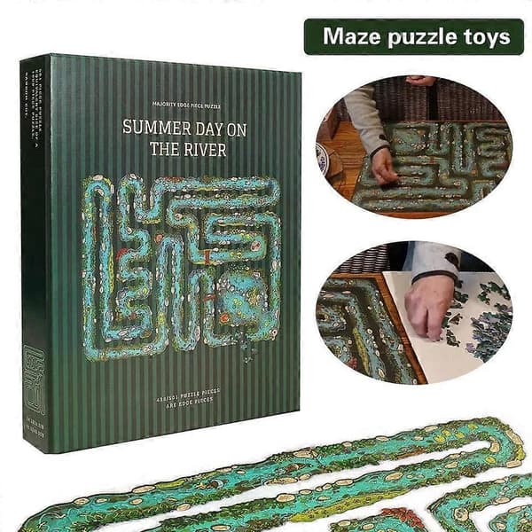 Edge Puzzle Game, Unique River Themed Puzzle