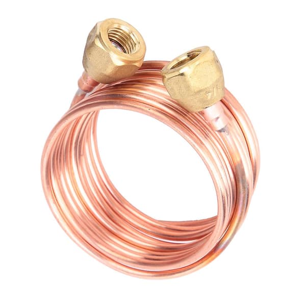 Blødt Fleksibelt Kobber Kapillarrør 2,8 mm G1/4 Køleskabsdele (2000 mm)