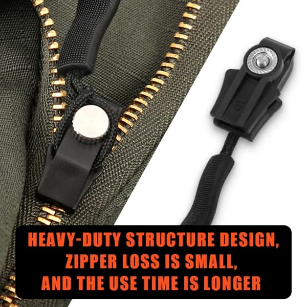 10-pack Zipper Repair Kit Universal Quick Fix Zipper Replacement Bad Buckle DIY Sewing Tool