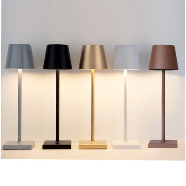 Trådløs LED bordlampe med USB-opladning