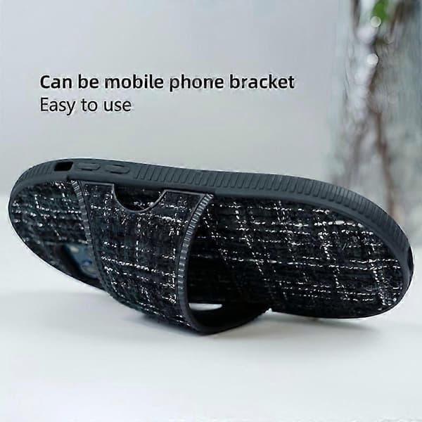 Cover til iPhone 13 Pro Max 6.7 tommer, tøffel-lignende TPU-etui med stativ