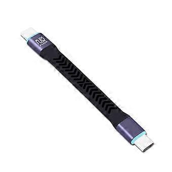 Rask UsbC til UsbC Kabel 20Gbps Hurtiglading USB 3.2 TypeC Høyhastighets Datakabel Kort Linje 10CM