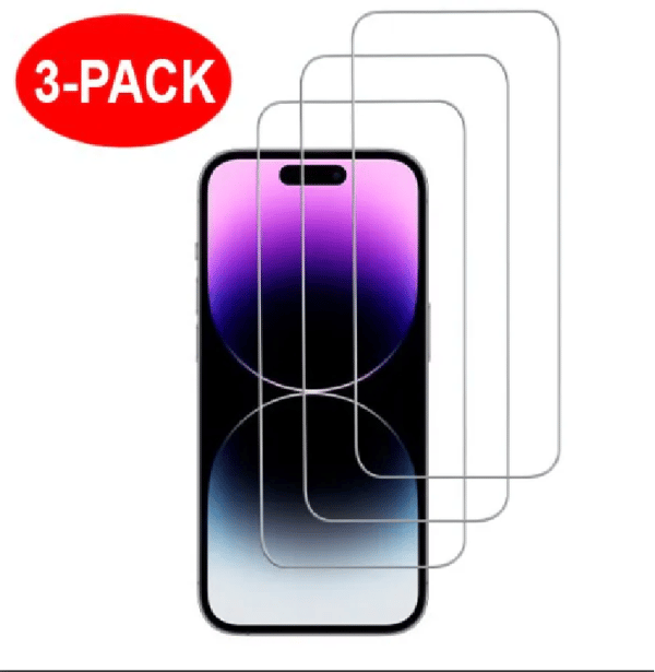IPhone 15 Pro -näytönsuoja karkaistusta lasista, 3 kpl