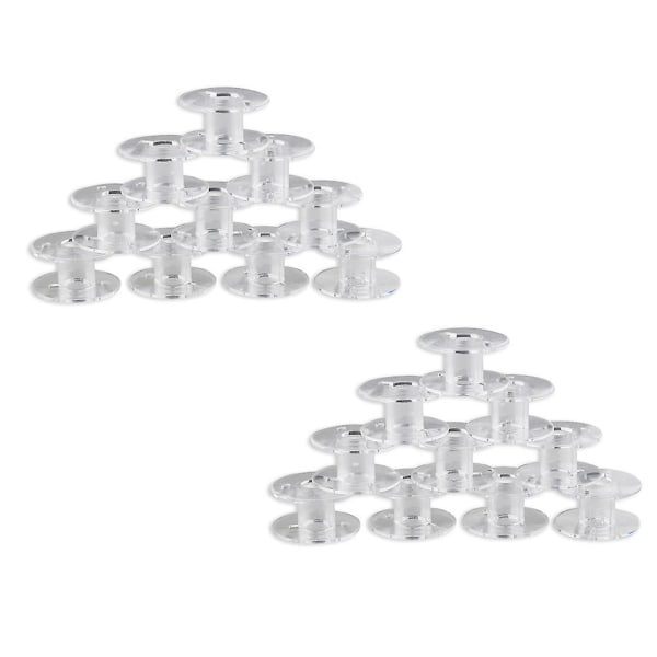 30 stk. Symaskine Tilbehør Små Spoler Spoler Symaskiner Symaskine Spoler Plastik Spoler 2,1 cm 2.1cm
