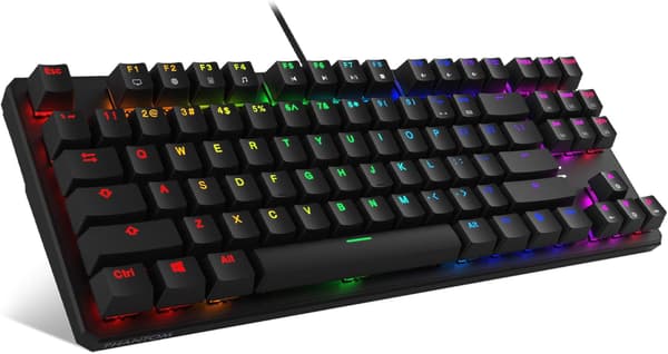 Tecware Phantom 87-tasters mekanisk tastatur, RGB LED, Outemu