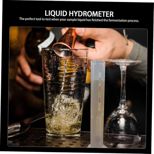 3 sæt hydrometer til vin alkohol hydrometer til brygning af vin værktøj måling til ølbrygning
