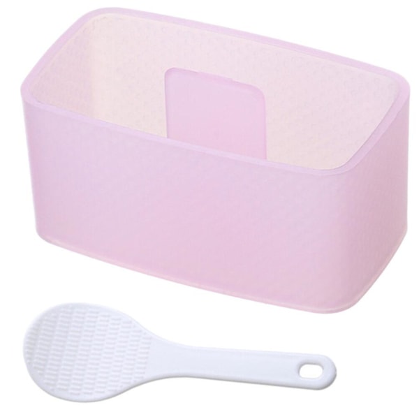Hjemmelagd Risballform Rektangulær Flere Lag Sushi Maker Med Skje (rosa)Rosa10.5X6CM Pink 10.5X6CM