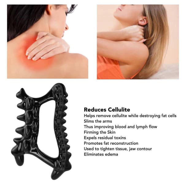 Gua Sha Tool Ceramic Tenderness Relief Lymphatic Drainage Face Body Scraper Massager for Shoulders Neck Arm Calf
