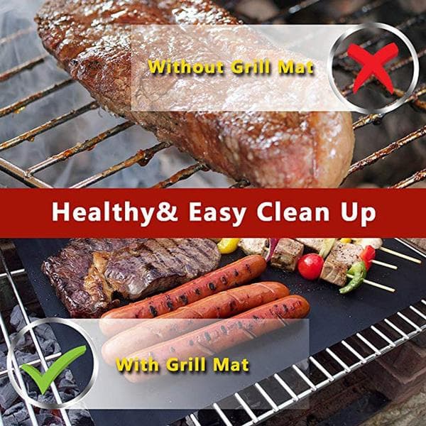 5-pakke Grillmatte Ovnmatte & Bakematte - Non Stick 90