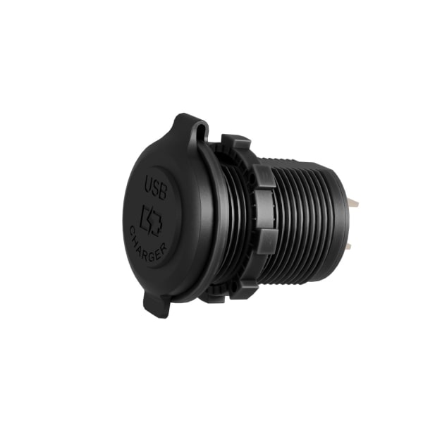 Billadapter, [2-pakning] Rask lading Dobbel USB-port Sigaretttenneradapter for (svart)