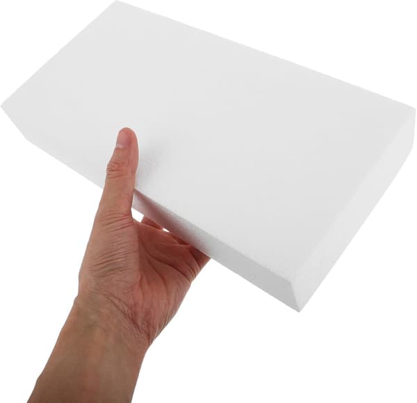 6 st skumblock med hög densitet 30x15x5 cm rektangulära hantverksskumskivor