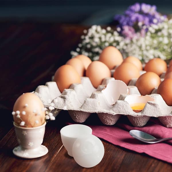 2 stk - eggkoker for mikrobølgeovn - eggkoker - non-stick egg- og eggerøremaskin