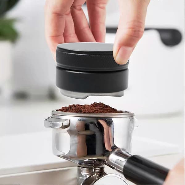58 mm justerbar espressostamper i rustfrit stål med skridsikkert greb til Breville Professional