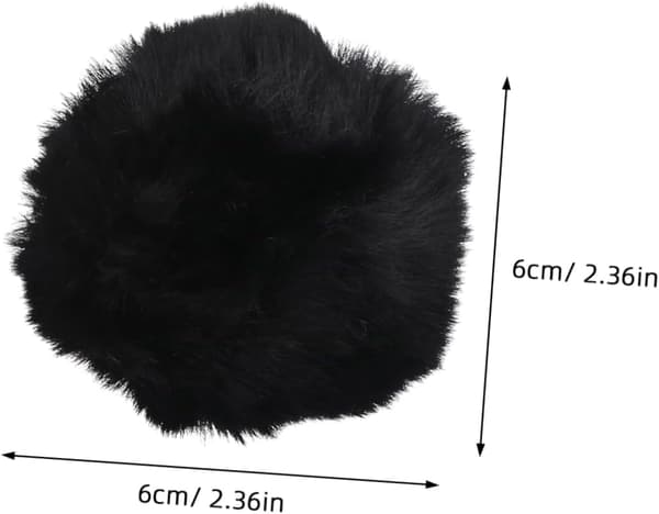 Rabbit Tail Plush Ball Costume Prop for Easter Halloween Carnival Cosplay Fluffy Rabbit Tail Accessories