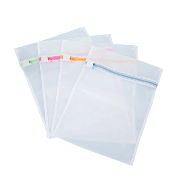 4-pak vaskeposer 40x30 cm til tøj, sko, strømper, bh'er, undertøj, tilfældig farve [JUN]