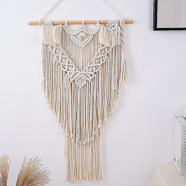 Käsin kudottu boho-seinävaate tapetti boho-koti-sisustus
