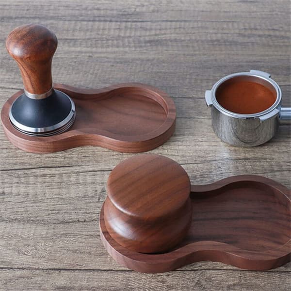 Kaffedistributør og tamper, 51mm 53mm 58mm Profesjonelt håndkaffe tamper-sett med universell base A