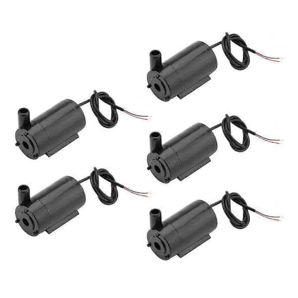 5 stk/sæt DC 3V -5V Mini Vandpumpe Dykbar til Akvarium Fontæne Akvarium