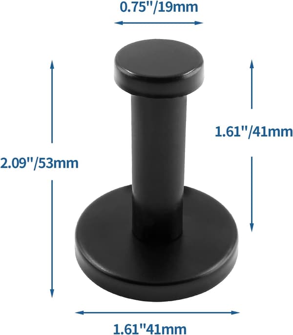 2 kpl kylpyhuoneen pyyhekoukut 2 kpl musta musta 2 tuumaa Black, 2 Inch