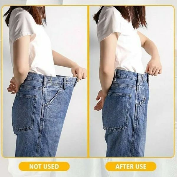 20 stycken justerbara midjebandsextenderset Jeans Extender Midjebandsextenderknapp för byxor Justerbar jeansknapp