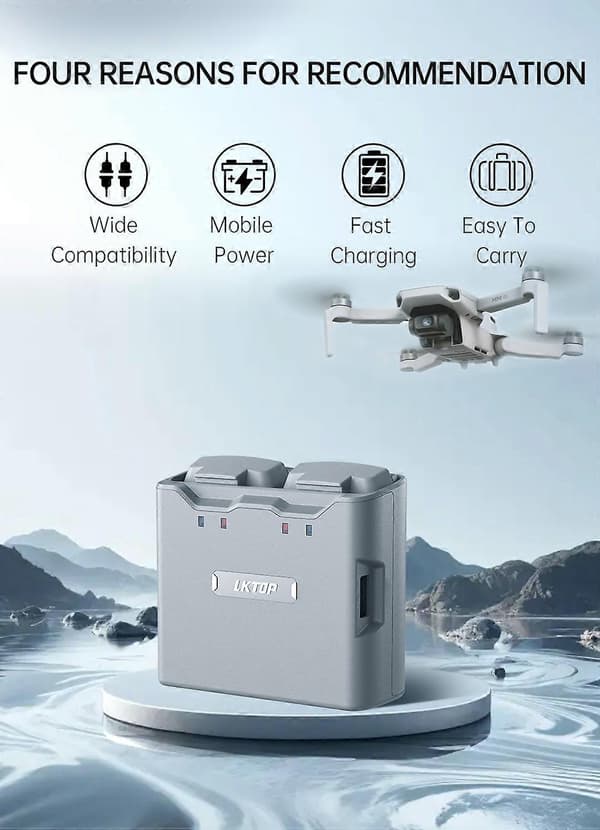 Mini Drone Two-Way Battery Charger Charging Manager for DJI Mini 1/2/4k