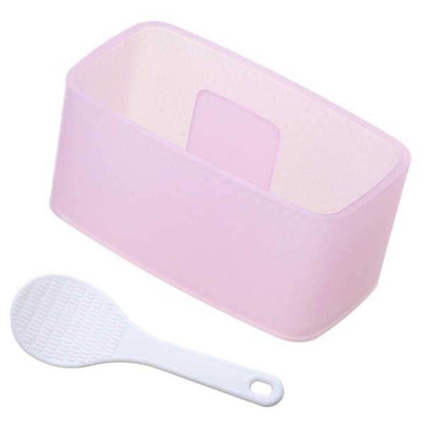 Hjemmelagd Risballform Rektangulær Flere Lag Sushi Maker Med Skje (rosa)Rosa10.5X6CM Pink 10.5X6CM