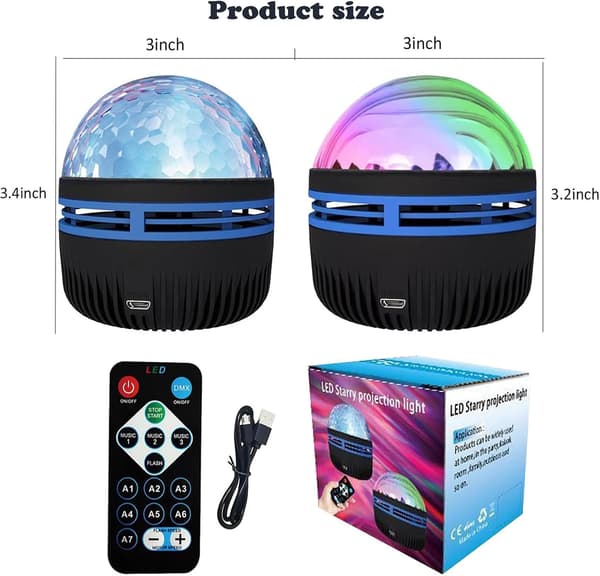 Ocean Wave Projector, Light Projector with Remote Control, Night Light Projector with 14 Lighting Effects for Kids and Adults, for Gaming