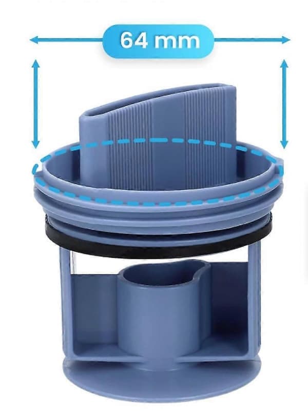 Fnugfilter - Egnet til Bosch, Siemens, Neff, Constructa, Balay filterlåg - Fnugfilter på pumpe [DB]