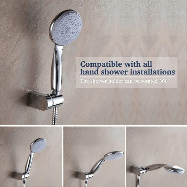 Shower Head Holder, 360 Adjustable Angle Shower Holder, Replacement for Shower Head Holder, Shower Wall Mount for Bathroom