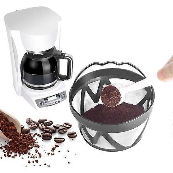 Gjenbrukbart og påfyllbart kaffefilter, gjenbrukbar kaffefilterkurv