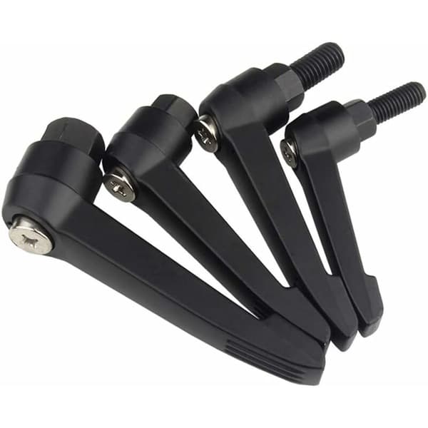 Hardware Fixing Clamping Lever Knobs Handles - Adjustable L-shaped Clamping Handle Machine Knobs Female or Male M6 Thread (4 pcs)