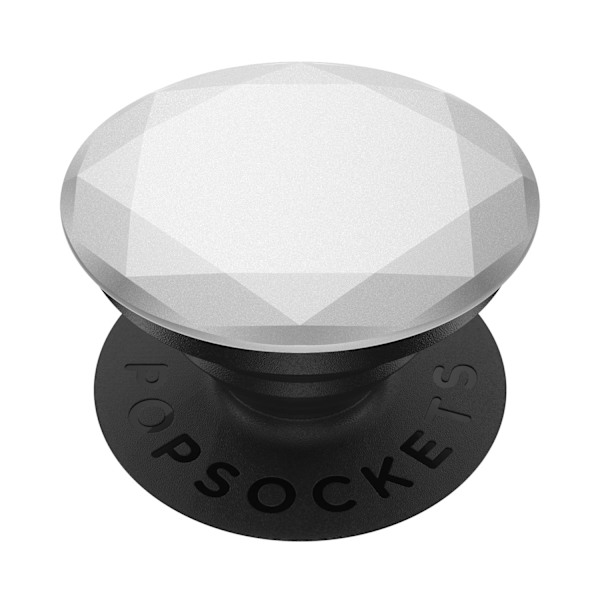 POPSOCKETS PopGrip Premium Metallic Diamond Silver Silver