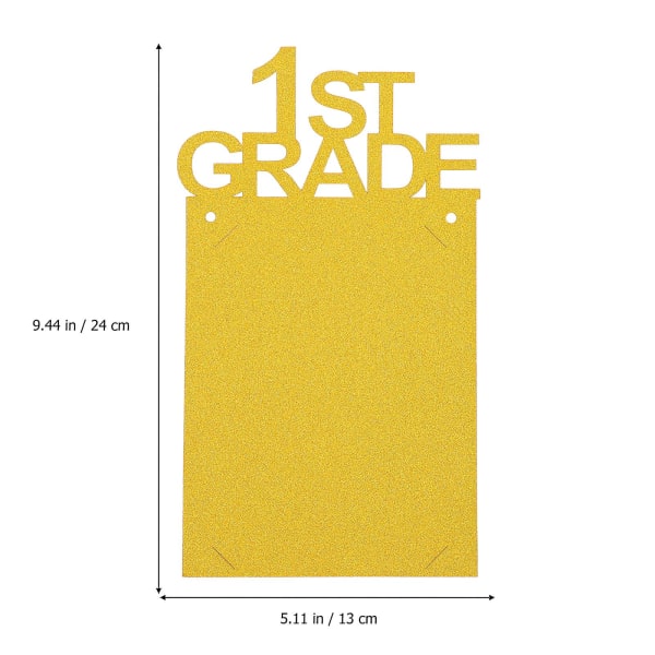 2 Set Foto Bunting Banner Girlang Dekoration Examenfest Ornament Blandade Färger 24x13cm Assorted Color 24x13cm