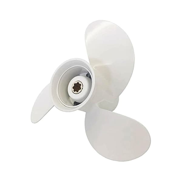 Outboard Propeller for 6hp 8 1/2 X7 1/2 Boat Engine Screw Marine Engine Part 7 Spline 6g1-45943-00-e [Db] white white