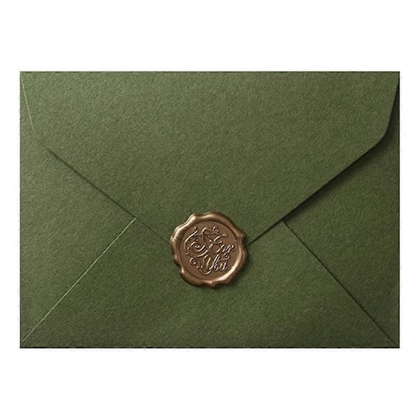 20 st Moderna Enkla Kuvert med Eldfärgsmönster 16x12cm för Bröllop Välsignelse Tacksamhet Inbjudan