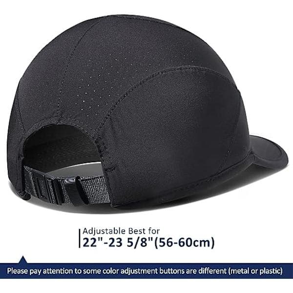 Stretch Sport Cap with Soft Brim, Lightweight, Quick-Drying, Breathable Running Cap for Outdoor Activities