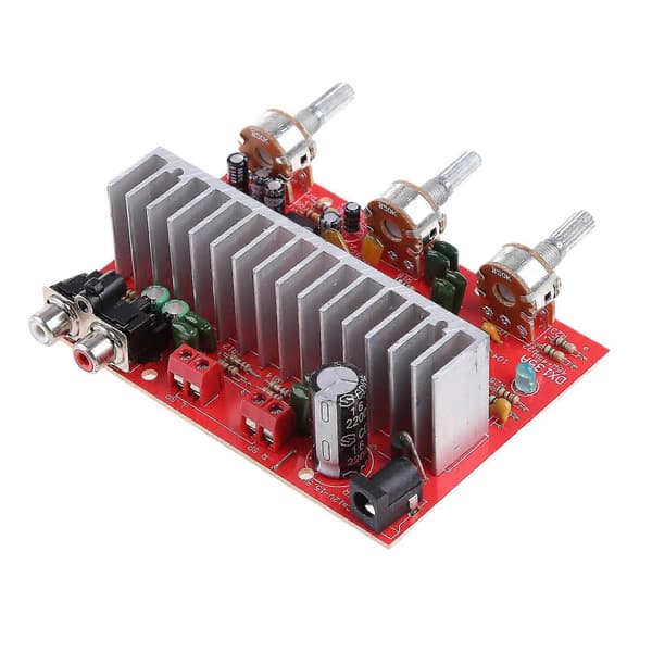 40W Tda7377 Stereo Ljudförstärkar Kort Dubbelkanal Diskant Bas